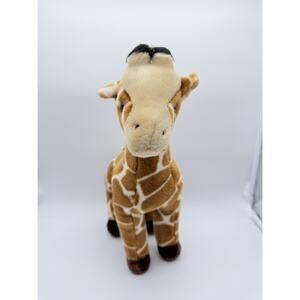 Aurora Standing Baby Giraffe Plush Stuffed Animal Toy Brown 13"
